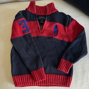 Polo by Ralph Lauren Boys Blue and Red sweater
